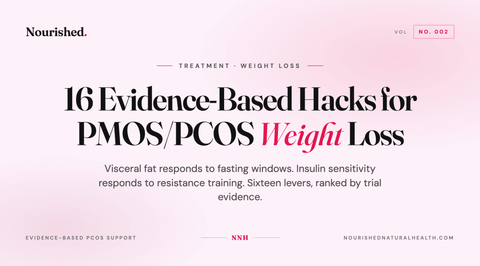 16 Evidence-Based Hacks for PMOS/PCOS Weight Loss
