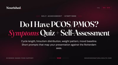 Do I Have PCOS/PMOS? Symptoms Quiz + Self-Assessment
