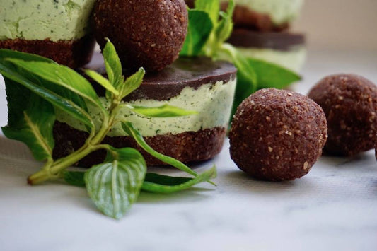 Raw Chocolate Mint Slice - Nourished Natural Health