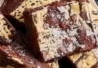 Choc Peanut Butter Swirl Brownies