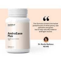 Thumbnail for AndroEase Plus - Eliminate Unwanted Hair Regrowth - Join 10K+ Women Fighting Unwanted Hair - Nourished Natural Health