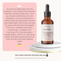 Thumbnail for Brighten + Glow Skin Serum - Green Tea + Vitamin C - Nourished Natural Health