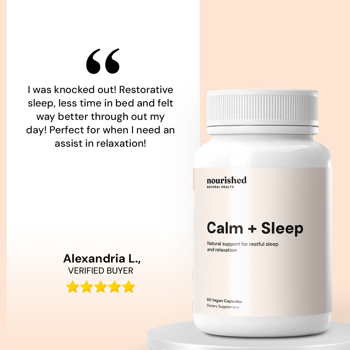 Calm + Sleep - Nourished Natural Health