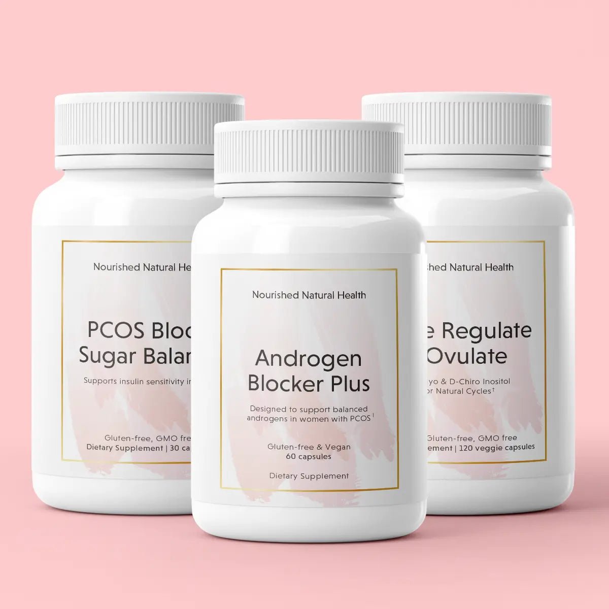 Insulin Resistant PCOS Bundle+ - 3 Bottle Pack - Bundle & Save - Nourished Natural Health