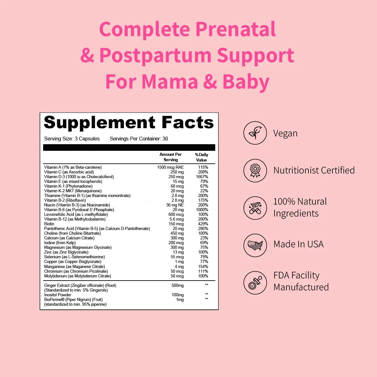 Iron + Multi Basics - Pregnancy, Fertility + Postpartum Bundle - Bundle & Save - Nourished Natural Health