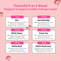 Thumbnail for Nourished Androgen Blocker Plus For PCOS - #1 Best Seller - Nourished Natural Health