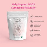 Nourished Androgen Relief Tea - 100% Certified Organic Spearmint Tea LIMITED RELEASE - Nourished Natural Health