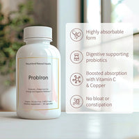 Thumbnail for Nourished ProbIron - Probiotic + Potent Iron for Energy & Digestive Wellness - Nourished Natural Health