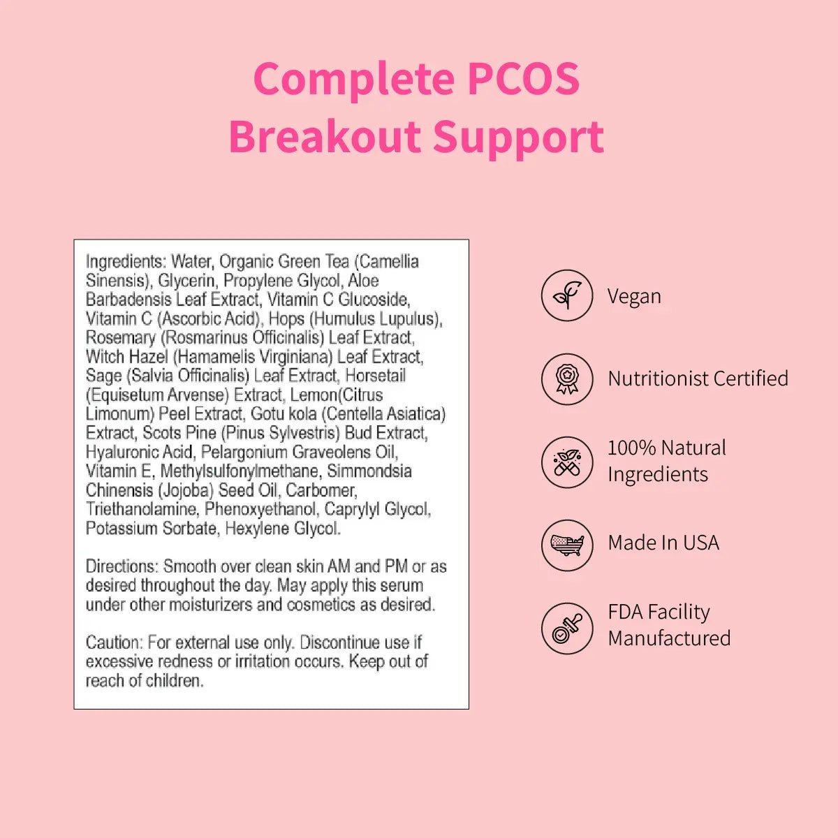 PCOS Acne & Scarring Support Bundle - Bundle & Save - Nourished Natural Health