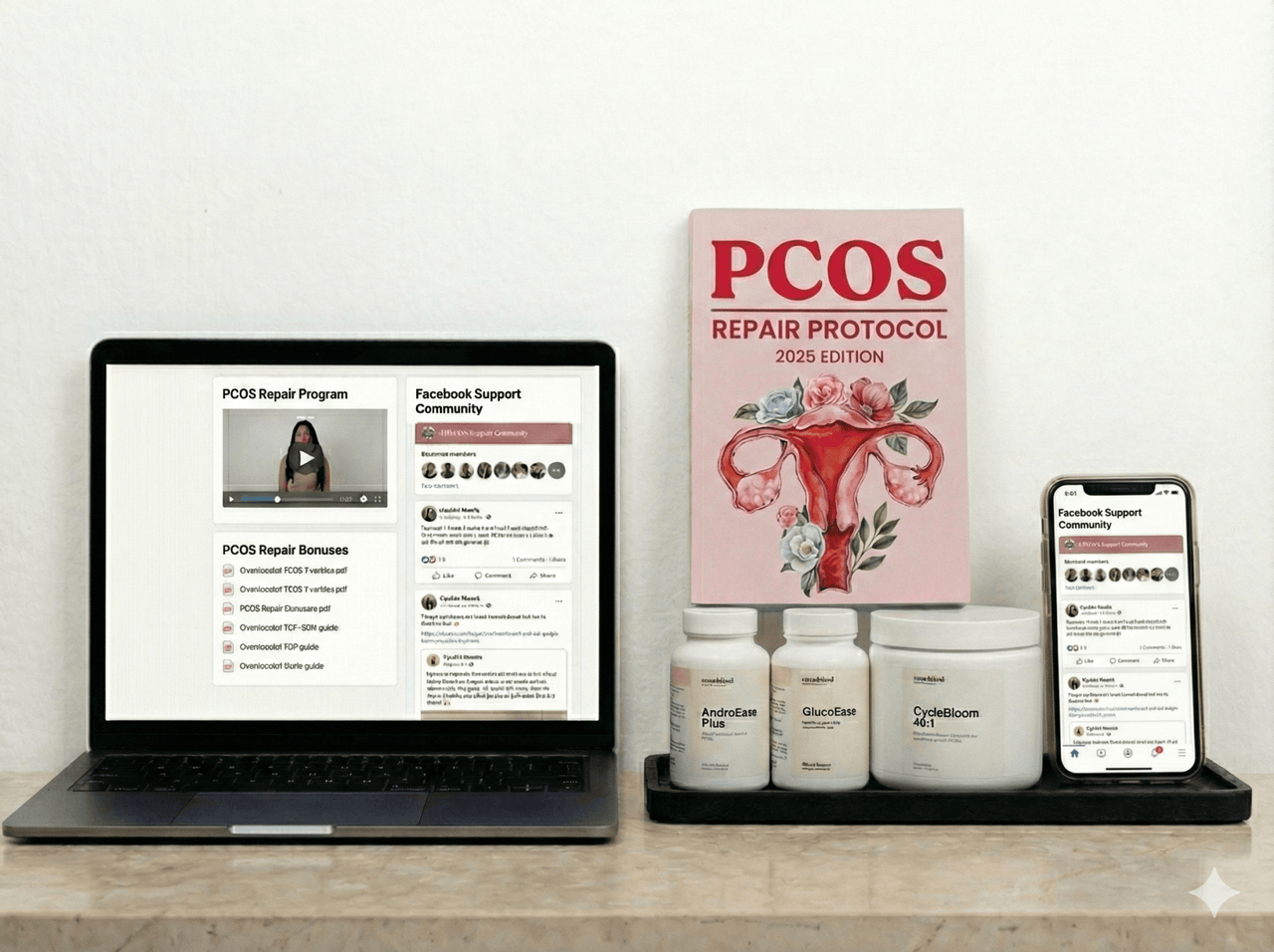 PCOS Repair Protocol Starter Bundle - SAVE 90% - Nourished Natural Health