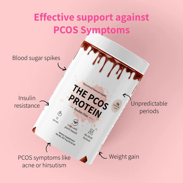 The PCOS Protein - Anti - androgenic, Low Carb, High Protein, Designed for Cysters - Nourished Natural Health