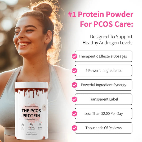 The PCOS Protein - Anti - androgenic, Low Carb, High Protein, Designed for Cysters - Nourished Natural Health